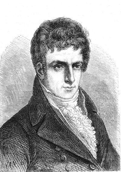 Robert FULTON (1765-1815), amerikansk ingenjör och uppfinnare (ångbåt). av French School