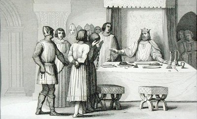 Robert II (970-1031) den fromme släpper konspiratörerna, från 