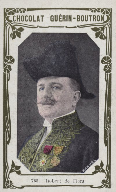 Robert de Flers (färgad bild) av French School