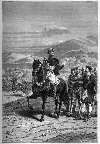 Robert the Bruce före Bannockburn, 1313, Skottland - Robert I av Skottland av French School