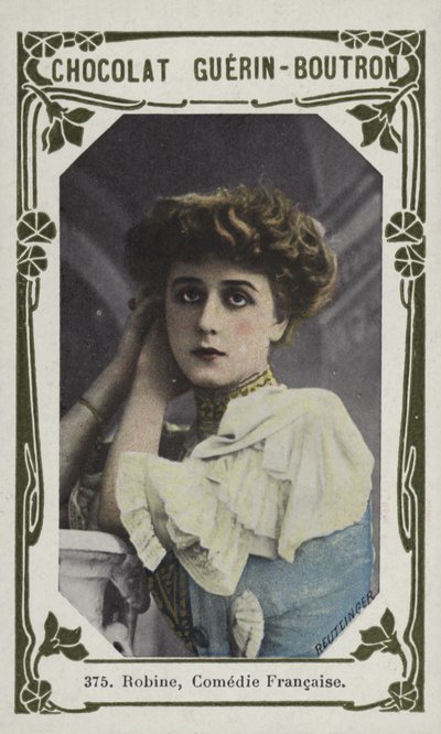 Robine, Comedie Francaise (färgad bild) av French School