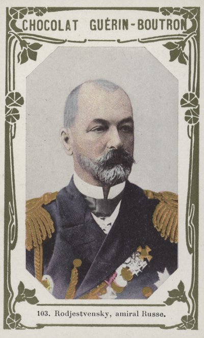 Rodjestvensky, amiral Russe (färgat foto) av French School