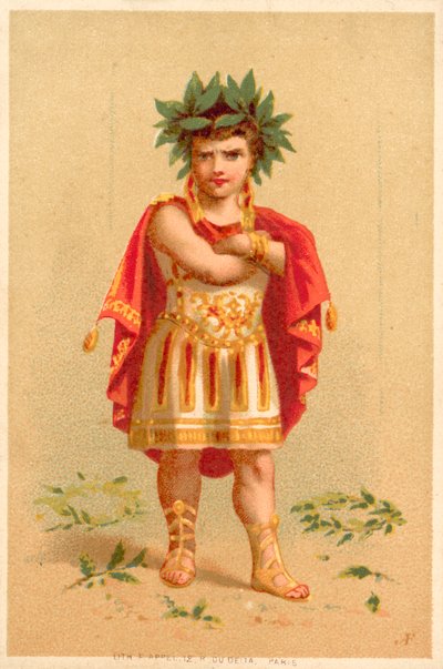 Roman (chromolitho) av French School