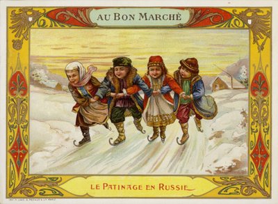Ryska skridskoåkare av French School