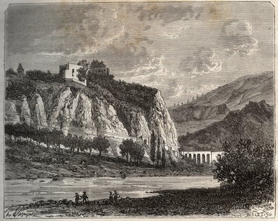 Saint-Paul-en-Cornillon (Saint Paul en Cornillon) - Loire, i regionen Rhône-Alpes - gravyr i "La France illustree: geografi, historia, statistisk administration" av V.-A. Malt-brunt. 1884 av French School