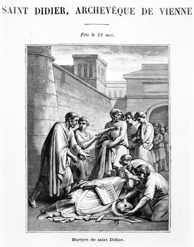 Saint Desideius, ärkebiskop av Vienne av French School