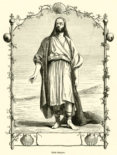 Saint Jacques (gravyr) av French School