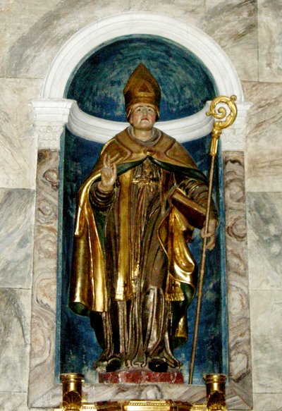 Saint Lizier (trä) av French School