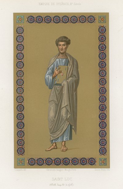 Evangelisten Sankt Lukas av French School