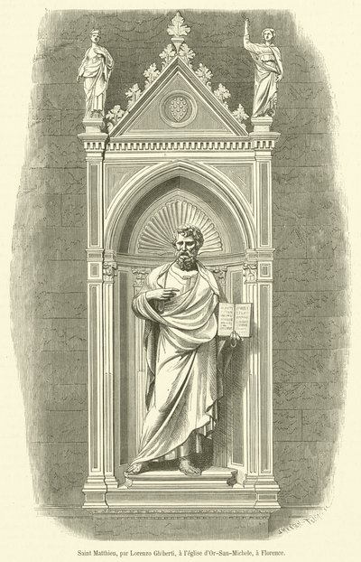 Saint Matthieu (gravyr) av French School