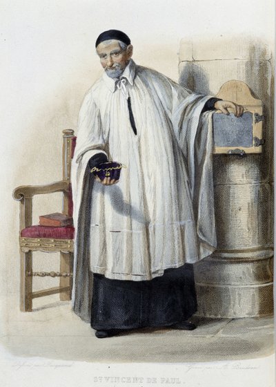 Saint Vincent de Paul - i "Den franske Plutarchus", red. Mennechet av French School