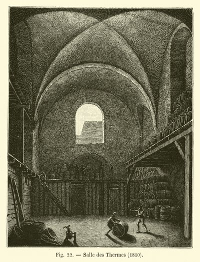 Badrum, 1810 av French School