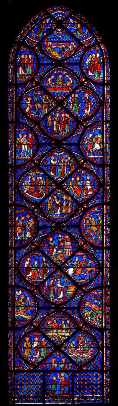 Scener ur St Thomass liv (w23) av French School