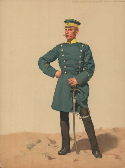 Silesian Dragons Regt No 4, Löjtnant i interimsrock av French School