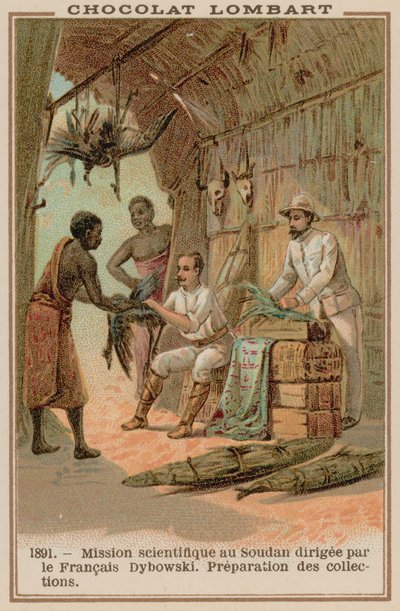 Vetenskaplig expedition till Sudan ledd av den franske agronomen Jean Dybowski, 1891 av French School