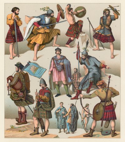 Skottland kostym av French School