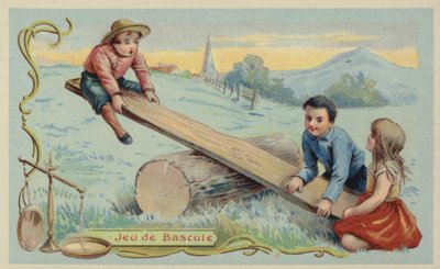 Gungbräda (chromolitho) av French School