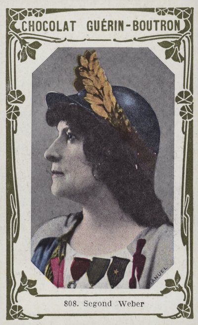 Segond Weber (färgad bild) av French School
