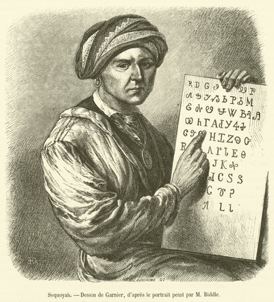 Sequoyah (gravyr) av French School