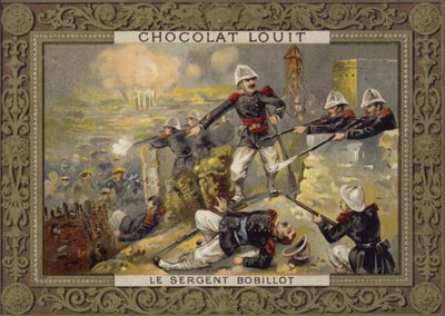 Sergeant Jules Boillot, fransk soldat, vid belägringen av Tuyen Quang, Tonkin, kinesisk-franska kriget, 1884-1885 av French School