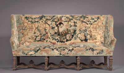 Soffa, tillverkare Savonnerie Factory, före 1717 av French School