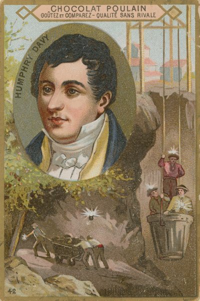 Sir Humphry Davy av French School