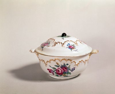 Soppskål, gjord i Tournai, 1775-80 (porslin) av French School