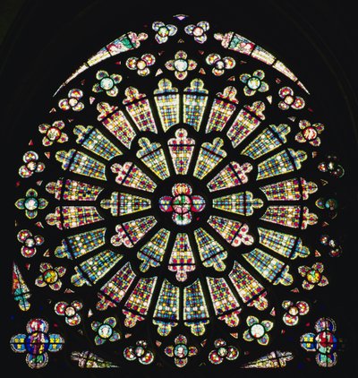 Södra rosenfönster, c.1320 av French School