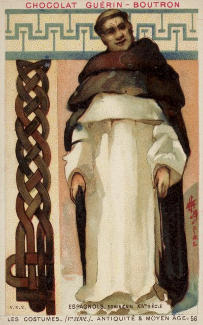 spansk dominikanermunk, 1300-talet av French School