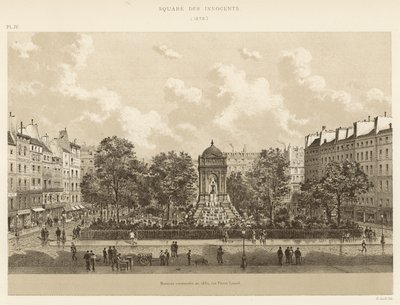 Square des Innocents, 1878 av French School