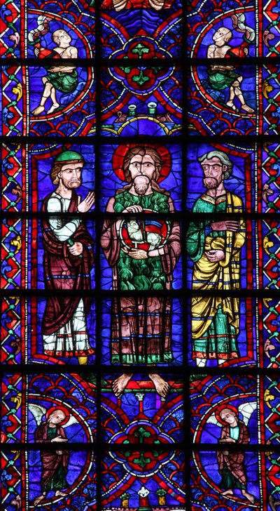 Johannes Baptist med Agnus Dei (w106) av French School