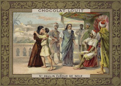 St Paulinus, biskop av Nola av French School