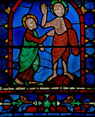 St Thomas med Kristus (w23) av French School