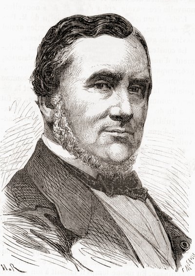 Stanislas Charles Henri Dupuy de Lôme, från Les Merveilles de la Science, publicerad ca 1870 (gravyr) av French School