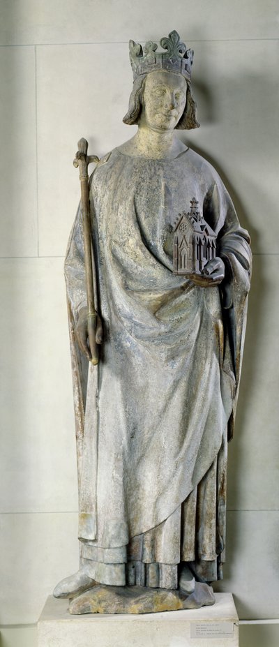 Staty av Karl V (1338-80) kung av Frankrike, 1365-80 (se även 210386) av French School