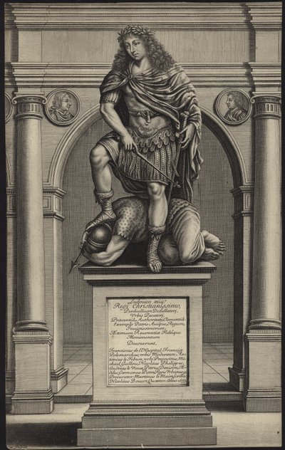 Staty av kung Ludvig XIII av Frankrike av French School