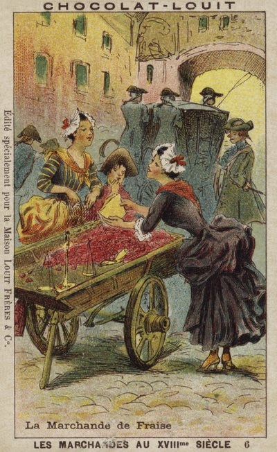 Jordgubbsförsäljare, 1700-tal av French School
