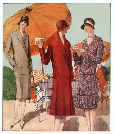 Sommarrock. 1929 (gravyr) av French School