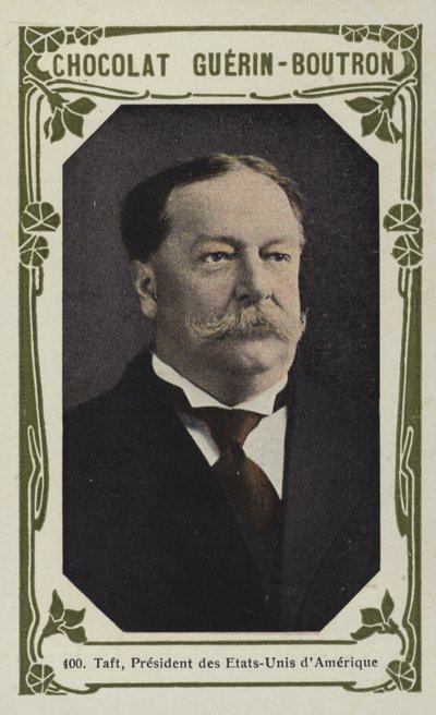 Taft, USA:s president (färgad bild) av French School