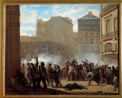 Taget av vattenslottstorget i det kungliga palatset den 24 februari av French School