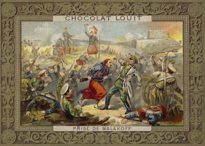 Intagande av Malakoff-redoubten, belägringen av Sevastopol, Krimkriget, 7 september 1855 av French School