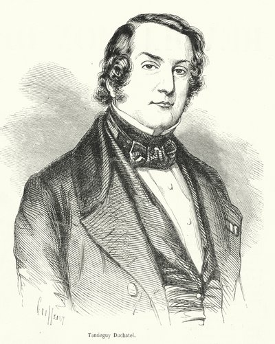 Tanneguy Duchatel, fransk politiker och inrikesminister som förlorade sitt ämbete i den franska februarirevolutionen 1848 av French School