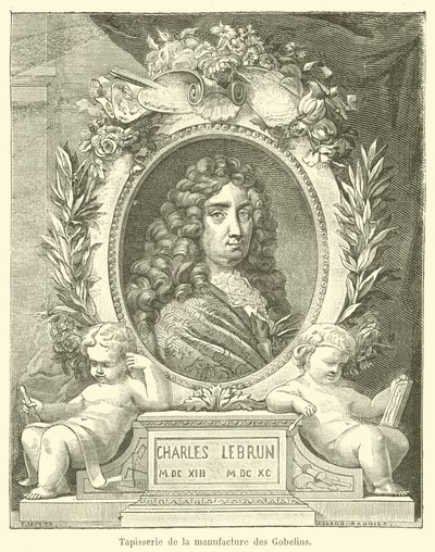 Gobeläng från Gobelins fabrik (gravyr) av French School