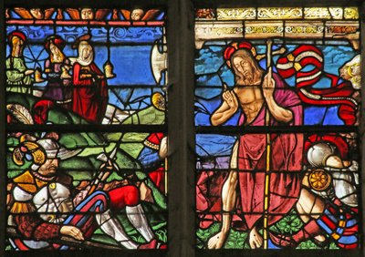 De 12 apostlarna vid Jungfru Marias död av French School