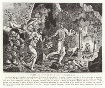 The Act of Justice of 9-10 Thermidor (27-28 juli 1794) av French School