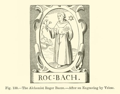 Alkemisten Roger Bacon (gravyr) av French School