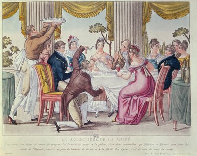 The Brides Garter, c.1820 av French School