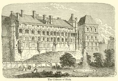 Chateau de Blois (gravyr) av French School