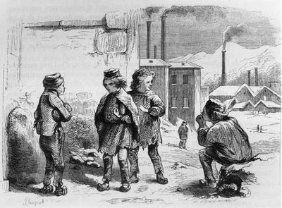 Fabrikens barn, 1842 av French School
