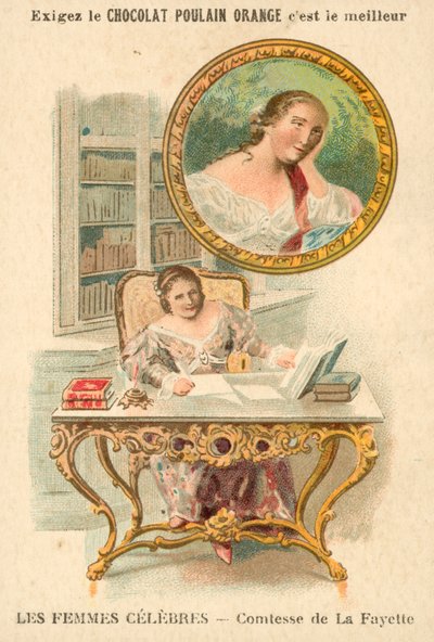 Grevinnan de La Fayette, fransk författare av French School